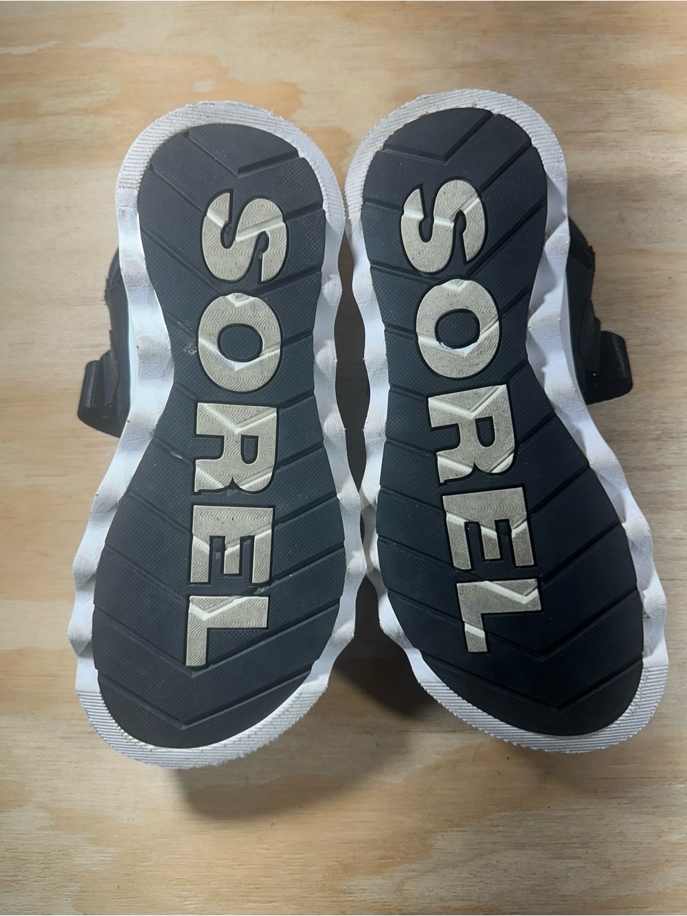 Sorel Black Platform Sandals Women’s Size 7 - Picture 6 of 7